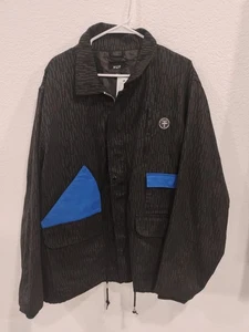 Chaqueta Huf Alltimers negra y azul XXL NUEVA CON ETIQUETAS - Imagen 1 de 9