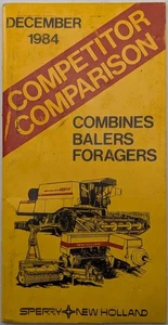 Original Sperry New Holland Machinery Competitors Vergleichsheft, Dez 1984 - Bild 1 von 9