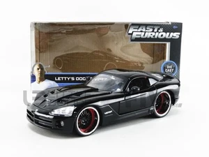 JADA TOYS 1/24 - DODGE VIPER SRT-10 - LETTY - FAST AND FURIOUS 30731BK - Imagen 1 de 6