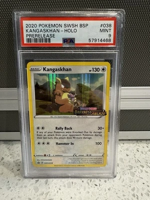 Kangaskhan - (Prerelease) SWSH038 SWSH: Sword & Shield Promo Cards Holo PSA 9 - Image 1 of 2
