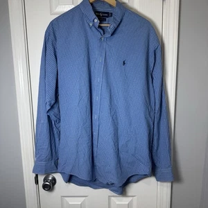 POLO RALPH LAUREN Large Blake CLASSIC FIT blau kariert Herren’s - Bild 1 von 4