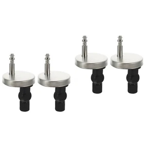 2 PEZZI Cerniere Accessori Sedile WC Sgancio Rapido Extra Resistenti - Foto 1 di 12