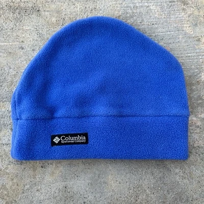 Gorro polar azul Columbia juvenil L/XL invierno exterior sombrero Taiwán Foto 1 de 4