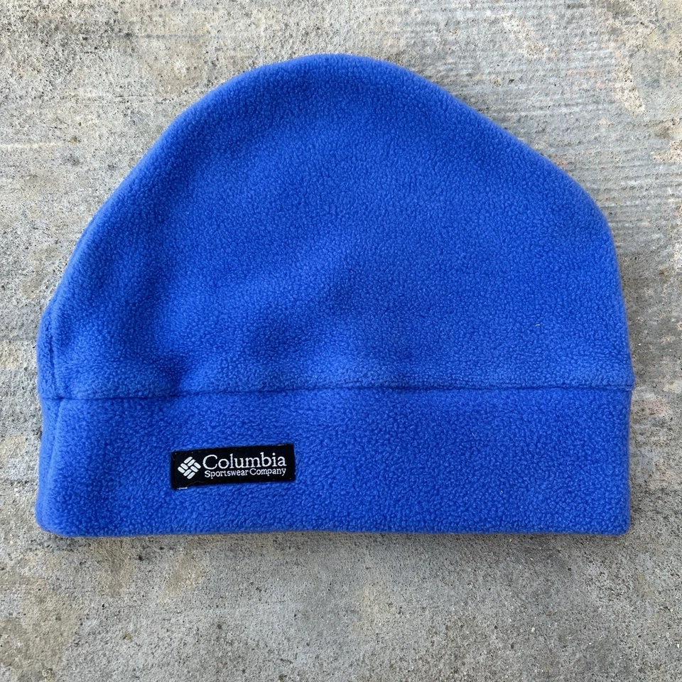Gorro polar azul Columbia juvenil L/XL invierno exterior sombrero Taiwán Foto 1 de 4