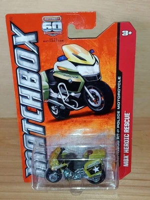 Matchbox Superfast / MB 841 - BMW R1200 RTP мотоцикл военной полиции - зеленый - Изображение 1 из 4