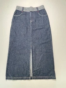 JAY JAYS 2000’s Y2K Two Tone Lightweight Denim Skirt Size 10 - Picture 1 of 9