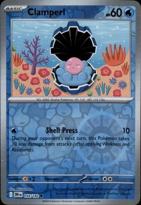 Clamperl Reverse Holo Common SV10: Destined Rivals 054/182 NM - Image 1 of 2