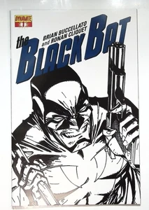 BLACK BAT 1 J Scott Campbell Blanco y Negro Ultra Limitado 50 copias Dinamita Casi Nuevo+ - Imagen 1 de 3