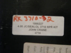 John Crane SEALOL 4.00" split seal 3710 repair kit part# 812255-64N1 RPR - Picture 1 of 4