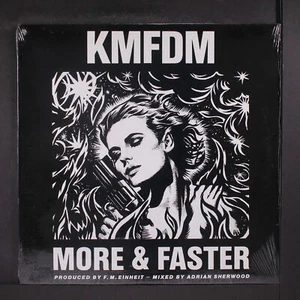 KMFDM: more & faster WAXTRAX 12" LP 33 RPM Sealed - Picture 1 of 2