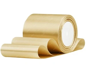 Gold Satin Ribbon 4"x25 Yards Fabric Ribbon for Wrapping Bouquets Crafts - Picture 1 of 6