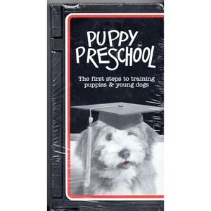 Vintage 1993 Puppy Preschool VHS Video Training Guide For Puppies & Young Dogs - Picture 1 of 3