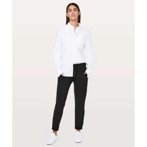 Lululemon On the Fly Jogger Nero Leggero Donna 4 Activewear Sportivo Atletico - Foto 1 di 5