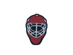 Embroidery patch sew badge iron on glue transfer hockey helmet - Picture 1 of 1