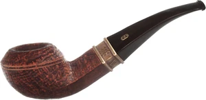 CHACOM ELEMENTS SANDBLASTED 560 BENT BULLDOG BRIAR PIPE **NEW** pfeife pipa - Picture 1 of 7
