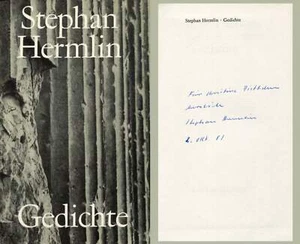 Stephan Hermlin (+) autograph German author, signed book - Picture 1 of 1