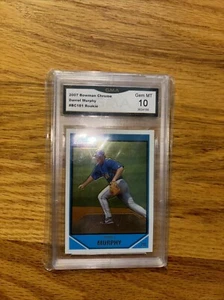 2007 BOWMAN CHROME DANIEL MURPHY ROOKIE #BC 181 Rookie  Graded 10 - Picture 1 of 4