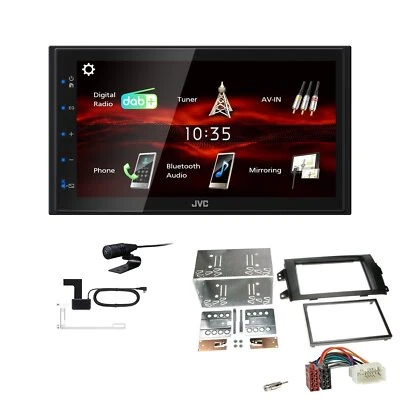 JVC Bluetooth 2DIN DAB+ Autoradio für Suzuki SX4 ab 2006 schwarz - Bild 1 von 4