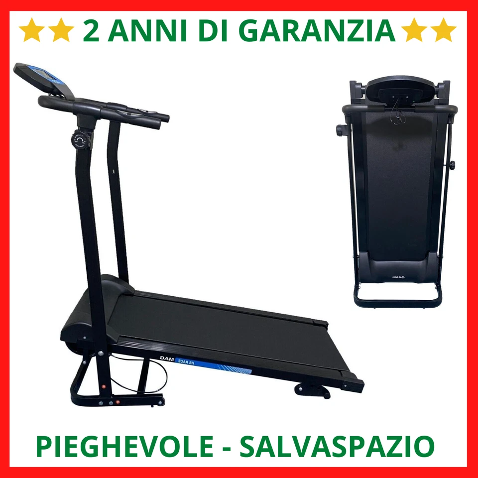 Tapis roulant magnetico senza motore tapirulan camminatore tappeto pieghevole - Immagine 1 di 4