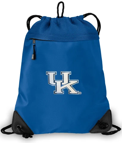 University of Kentucky Drawstring Backpack Bag UK MESH MICROFIBER Bags Cover