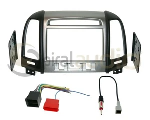 Radio Stereo Dash Kit for 2DIN Aftermarket Radio + Wire Harness + Antenna HY70 - Picture 1 of 2