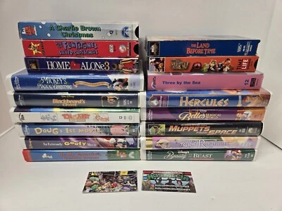 VHS LOT, Reading Rainbow,Blackbeards Ghost,Doug,Muppets,Hercules,Tom And Jerry - Image 1 of 4