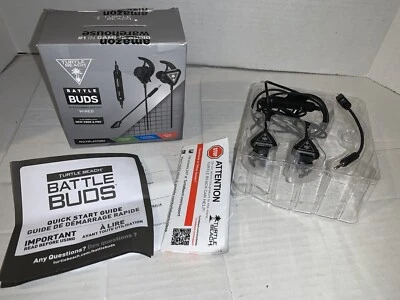 Turtle Beach TBS400201 Battle Buds In-Ear Gaming Headset - Black/Silver - Image 1 of 4