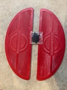 Harley-Davidson Floorboard Mats-Red - Picture 1 of 2