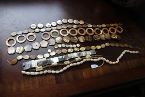 Beads - Jewelry Making Supplies - Brown Theme - Bundle Mixed Lot - 9 Strands - Picture 1 of 19