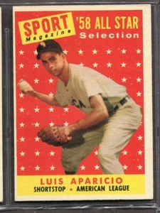 1958 Topps Set-Break #483 Luis Aparicio AS EX-EXMINT *JAYSACE* - Picture 1 of 2