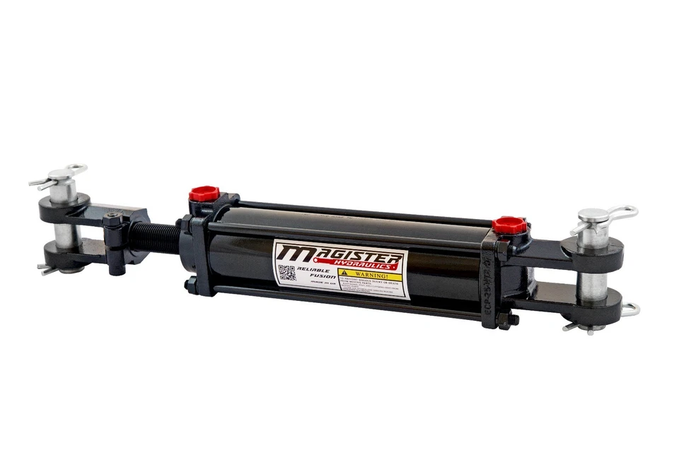 Hydraulic Cylinder Tie Rod Double Action 2.5" Bore 8" Stroke 2500 PSI 2.5x8ASAE - Image 1 of 4