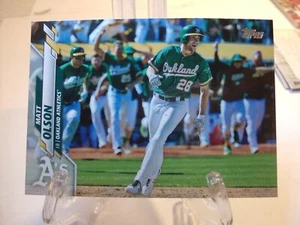 2020 Topps Baseball Card #319 Matt Olson (496) - Picture 1 of 2