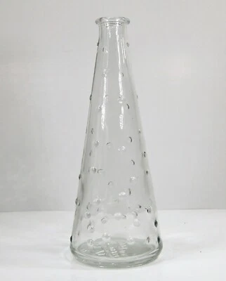 Jarrón botella vidrio transparente Hobnail Dot Bud 7 1/2" IKEA Rusia 20891 Emma Dafnas  Foto 1 de 3