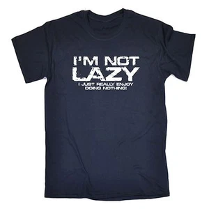 Not Lazy Just Really Enjoy Doing Nothing T-SHIRT Couch Gym Gift birthday funny - Picture 1 of 9