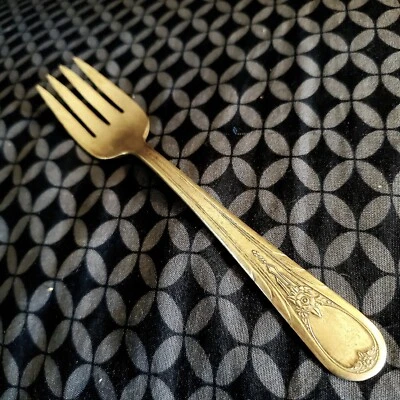 Tenedor de ensalada Sears Roebuck Silverplate 1946 NEWPORT Foto 1 de 4