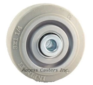 3PIN3X 3 1/2" X 1 1/4" Non-Marking Wheel, 250 lbs Capacity, 5/8" Hub Length - Picture 1 of 1