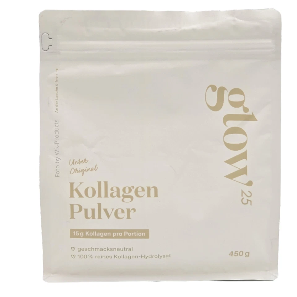 Glow25 Bioaktives Kollagen Hydrolysat Pulver - 500g