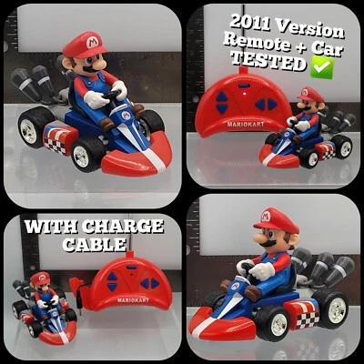 Mario Kart Wii RC Car Mini Radio Control Kart 2011 Version TESTED WORKING ✅️ - Image 1 of 4