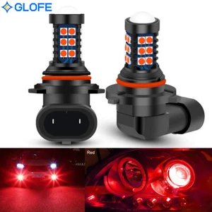 2X HB4 9006 bombillas LED rojas 30-SMD 3030 luz de conducción antiniebla súper brillante - Imagen 1 de 7