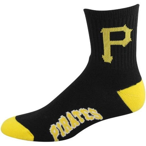 Pittsburgh Pirates Socks 501 Quarter Crew Cover
