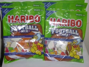 (6 pack HARIBO FOOTBALL MIX - Limited Ed. Gummie Candy - 4oz bag each - BB 9/25 - Picture 1 of 1