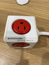 PowerCube Original 125V Power Strip 5 Way Outlet Socket Power Adapter