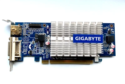 Gigabyte Nvidia GeForce GT210 1GB DVI/VGA/HDMI Silent Graphics Card - Image 1 of 4