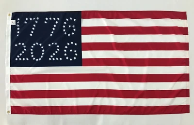 Bandera Semiquincentenario de Estados Unidos, Todos los Estilos, Todos los Tamaños Hecha en Estados Unidos Foto 1 de 4