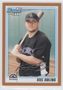 2010 Bowman Prospects Orange /250 Kiel Roling #BP63