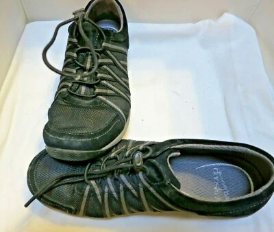 Dansko Honor Comfort Shoes Black Gray Bungee Suede Mesh Women’s 9.5 EU 40W - Image 1 of 4
