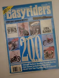 EASYRIDER Motorcycle Magazine February 1990 David Mann Centerfold Special 200 - Picture 1 of 13