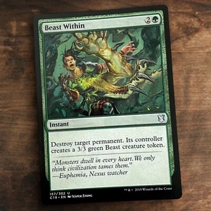 Beast Within C19 Commander 2019 Magic The Gathering MTG quasi come nuovo - Foto 1 di 3