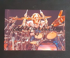 ROD MORGANSTEIN WINGER DIXIE DREGS DRUMMER AUTOGRAPHED SIGNED GLOSSY 4x6 PHOTO C - Picture 1 of 1
