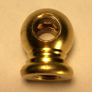 New 3-Way Unfinished Brass Lamp Arm Back, 7/8" Dia.,1/8F (3/8") All Sides #AB494 - Picture 1 of 4